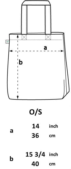 Stofftasche "Give Peace A Chance" Natur