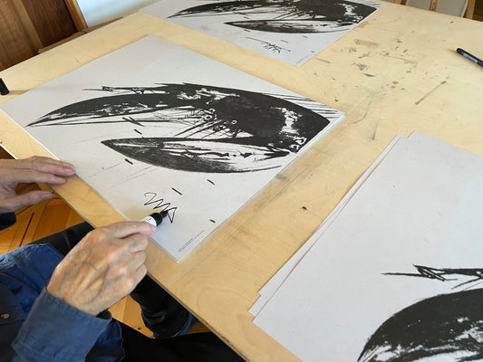 Posterdruck «Krebs» von Harald Naegeli