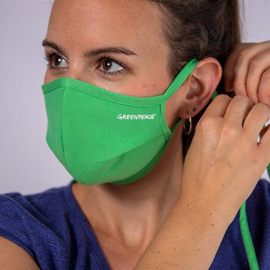 Stoffmaske "Halbkugel" extragross