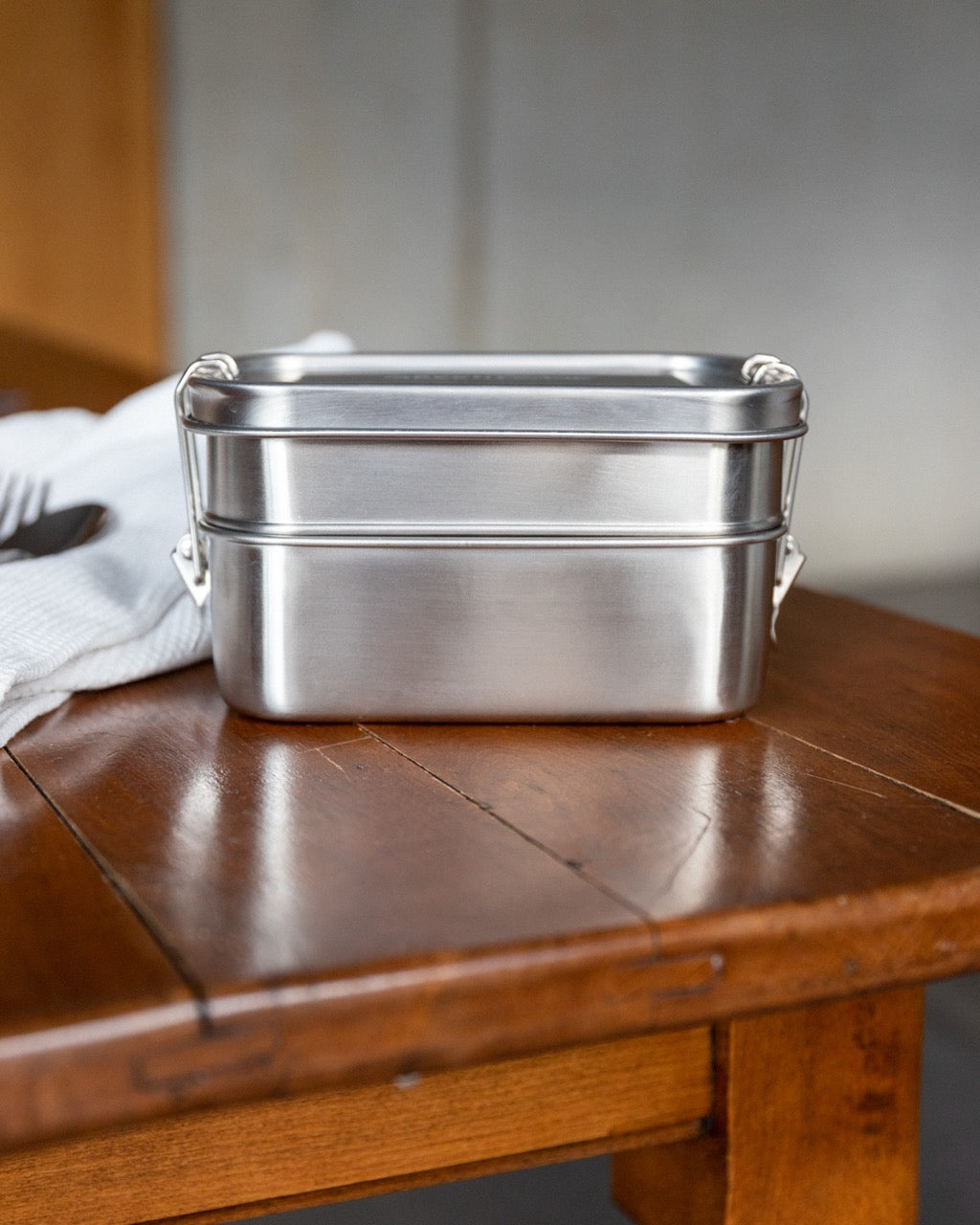 Lunchbox aus Edelstahl