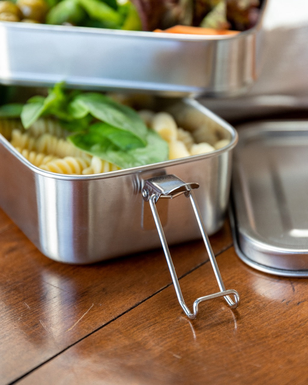 Lunchbox aus Edelstahl