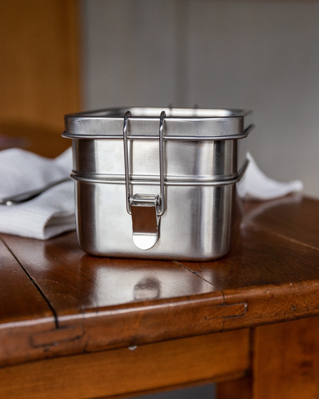 Lunchbox aus Edelstahl