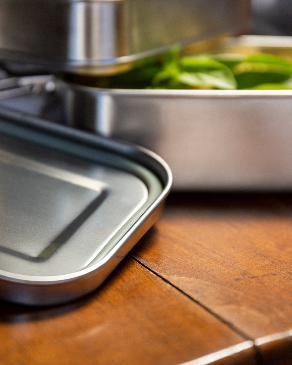 Lunchbox aus Edelstahl