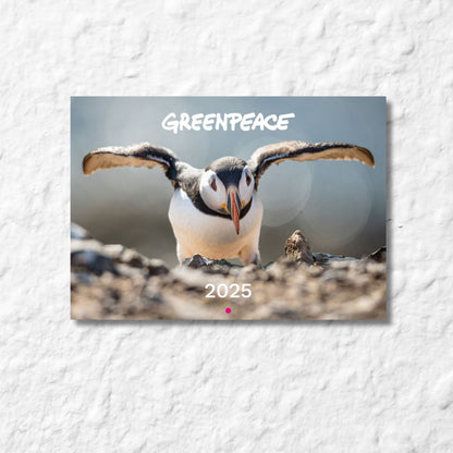 Calendrier illustré 2025 de Greenpeace