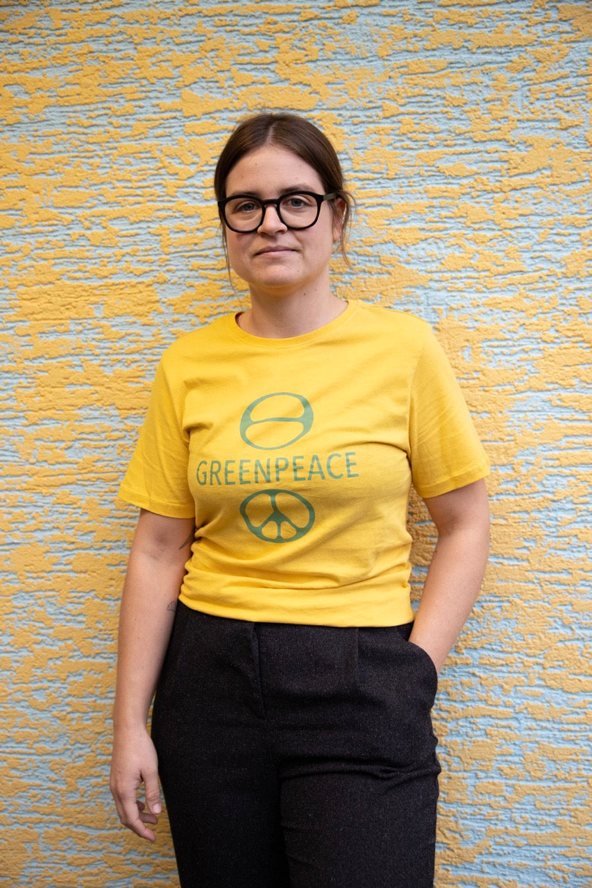Unisex T-Shirt "Greenpeace Original" Löwenzahngelb