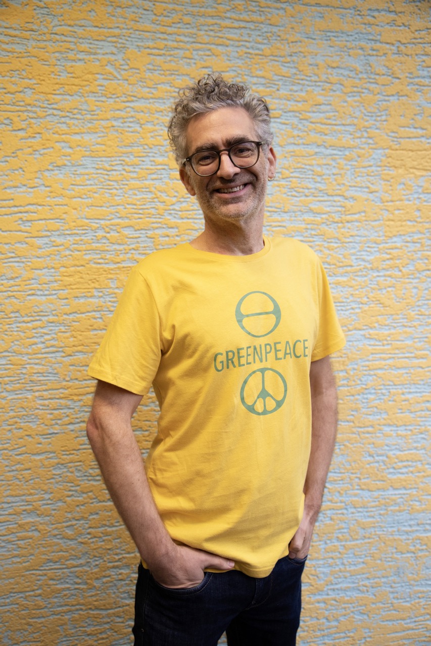 T-shirt unisexe "Greenpeace Original" jaune pissenlit