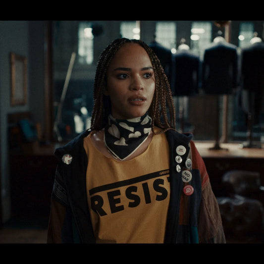 Unisex T-Shirt "RESIST" Burned Yellow