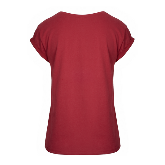 T-shirt femme "Save the Arctic" rouge